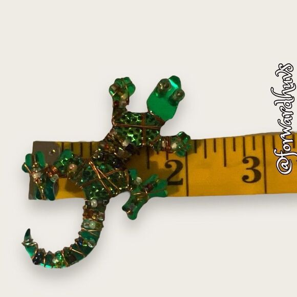 Handmade Vintage Bartnicks Lizard Brooch - Picture 5 of 9